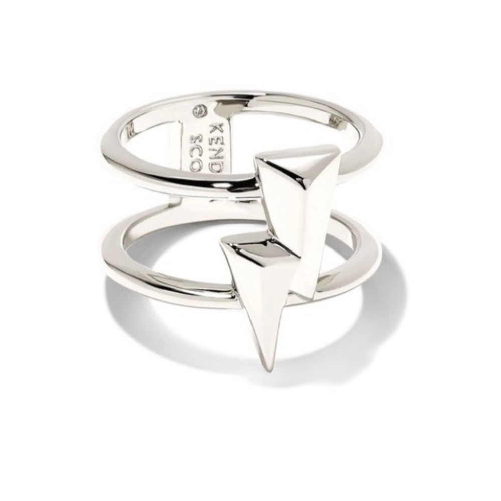 Kendra Scott Silver Geometric Ring